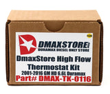 DmaxStore High Flow Thermostat Kit 2001-2016 Duramax Diesel LB7 LLY LBZ LMM LML