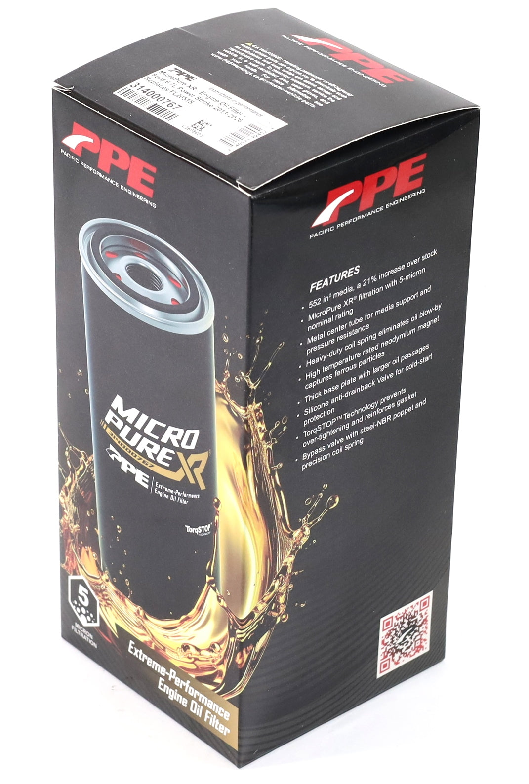 PPE 314000767 Premium High-Efficiency Oil Filter 5 Micron 2011-2026 6.7L Powerstroke