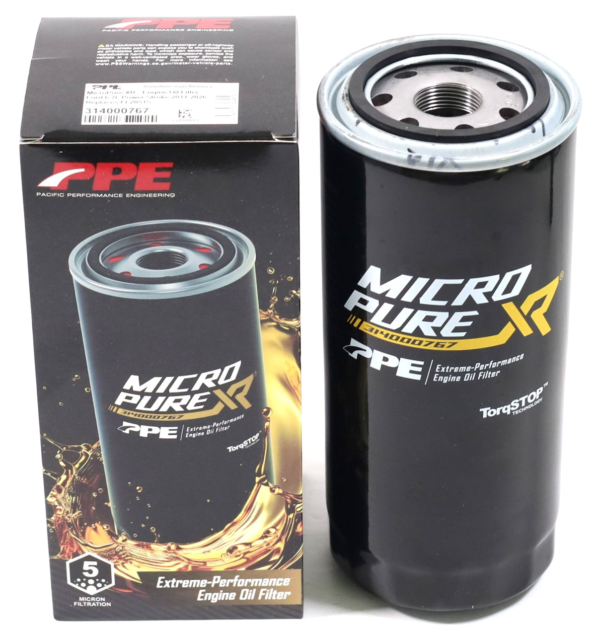 PPE 314000767 Premium High-Efficiency Oil Filter 5 Micron 2011-2026 6.7L Powerstroke