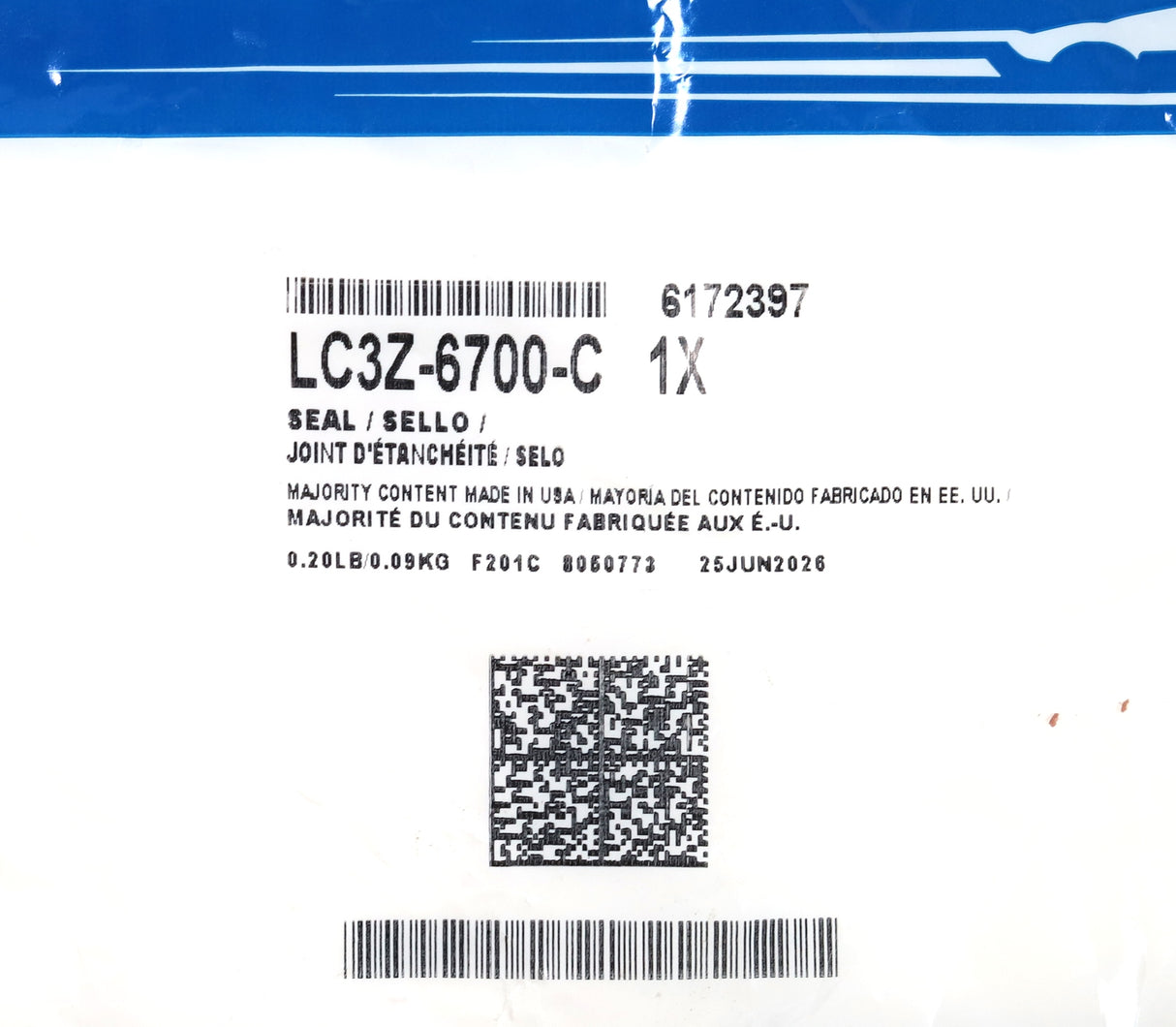 Ford LC3Z-6700-C Front Crankshaft Seal 2020-2026 6.7L Powerstroke Diesel