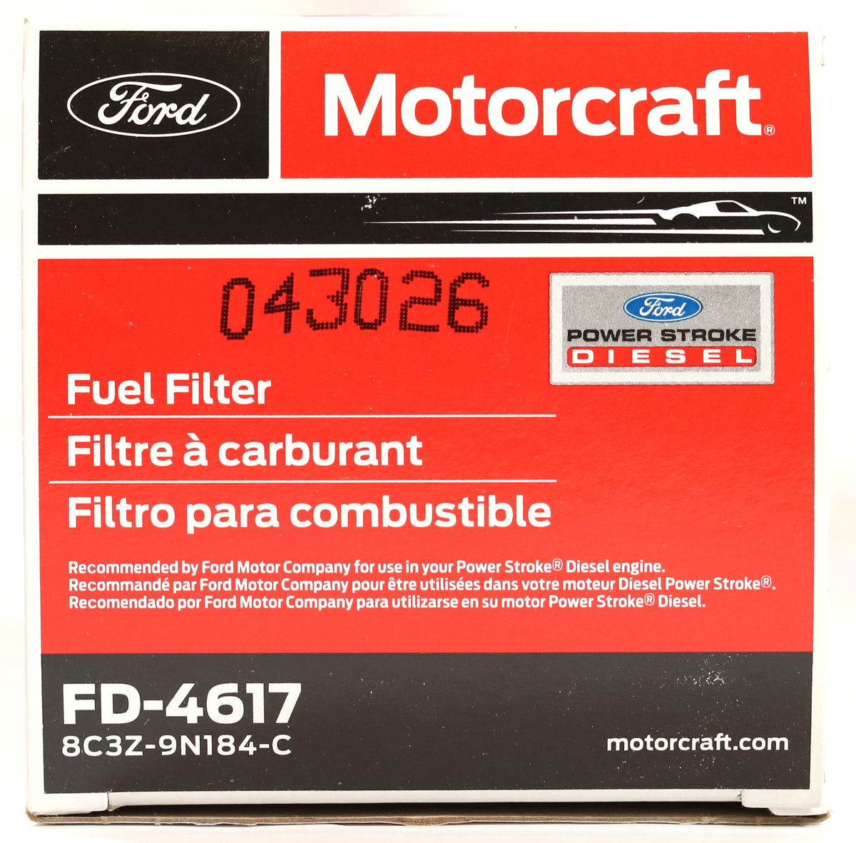 Motorcraft FD-4617 Fuel Filter Kit 2008-2010 6.4L Powerstroke 8C3Z-9N184-C