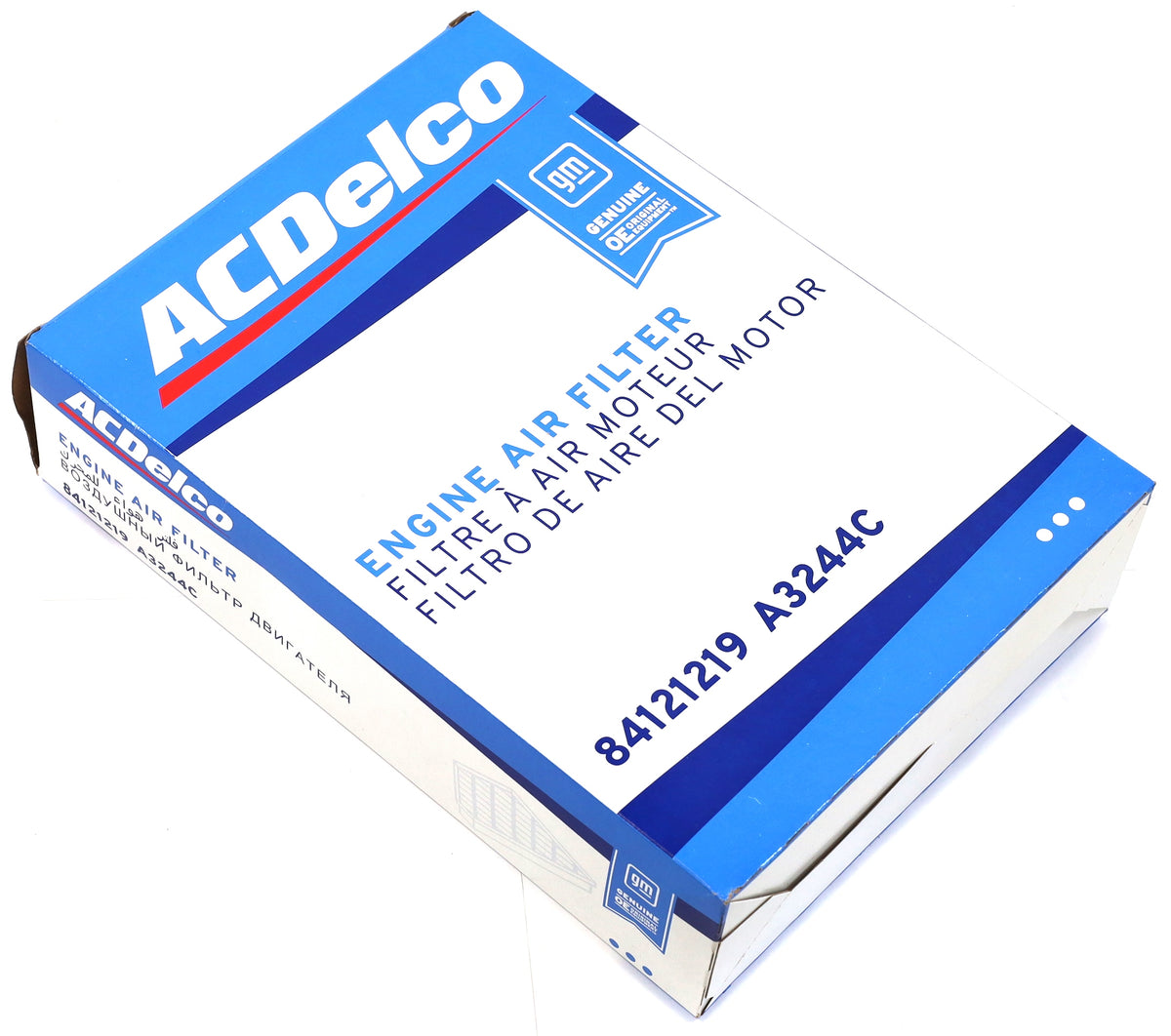ACDelco A3244C Factory Engine Air Filter 2020-2026 3.0L Duramax LM2 LZ0 84121219