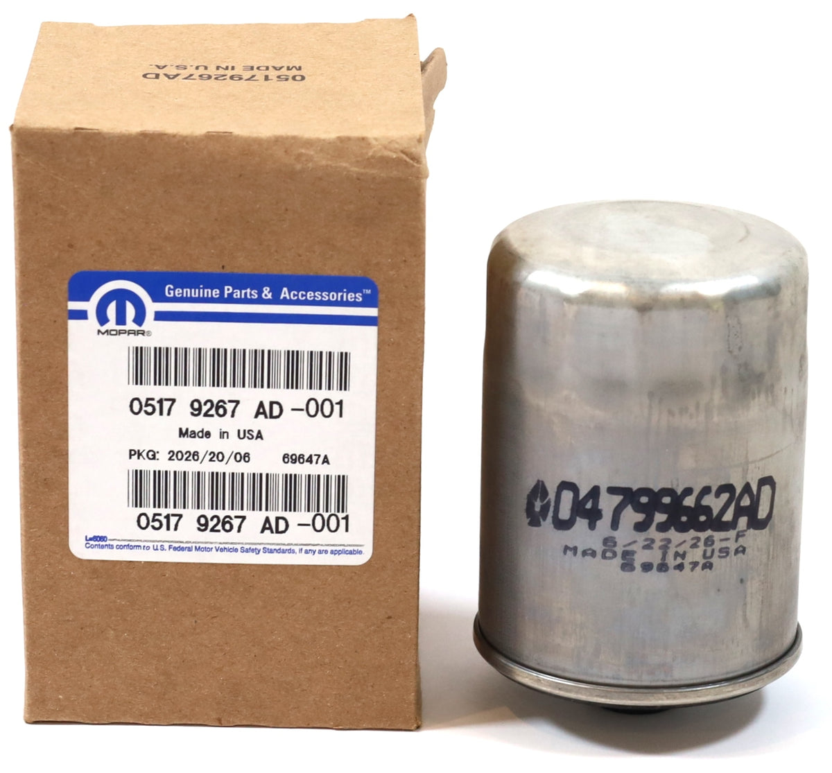 Mopar 05179267AD 68RFE Spin-On Transmission Filter 2007.5-2024 6.7L Cummins