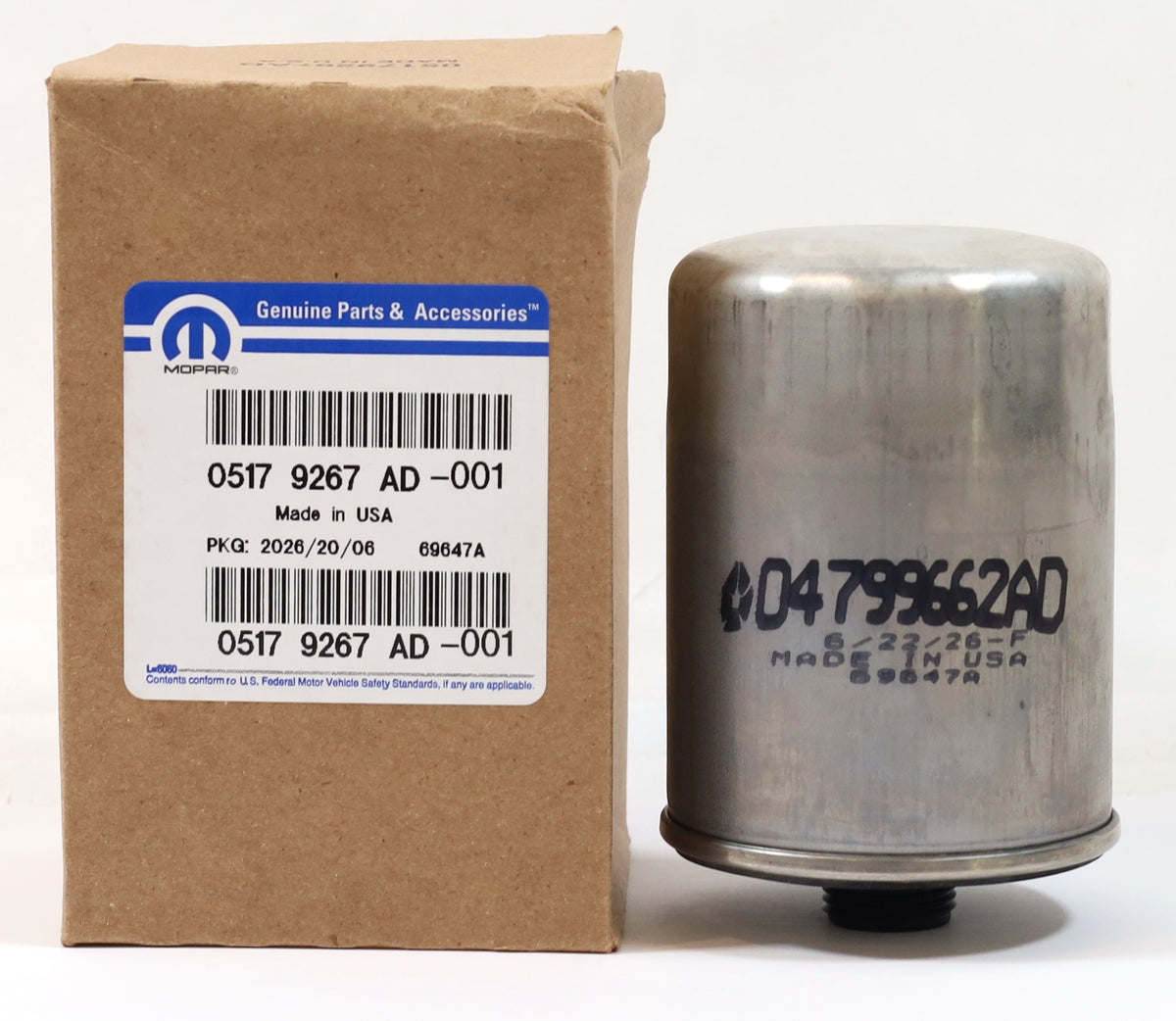 Mopar 05179267AD 68RFE Spin-On Transmission Filter 2007.5-2024 6.7L Cummins