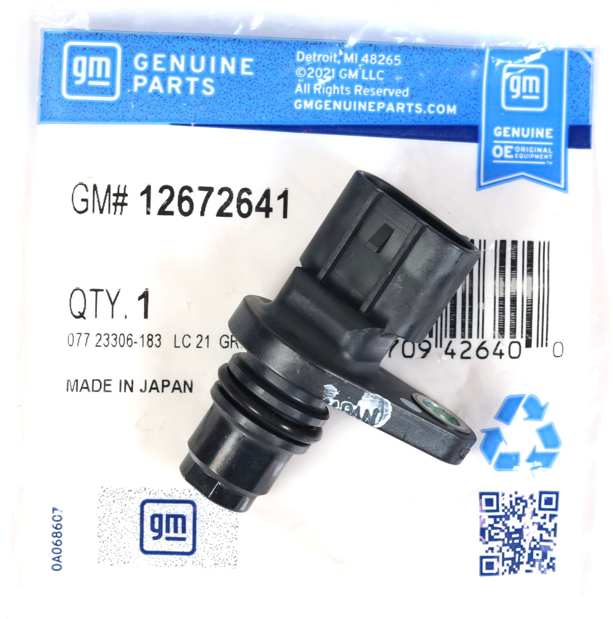 OEM GM 12672641 2011-2016 Chevy GMC Duramax 6.6L LML Crankshaft Position Sensor