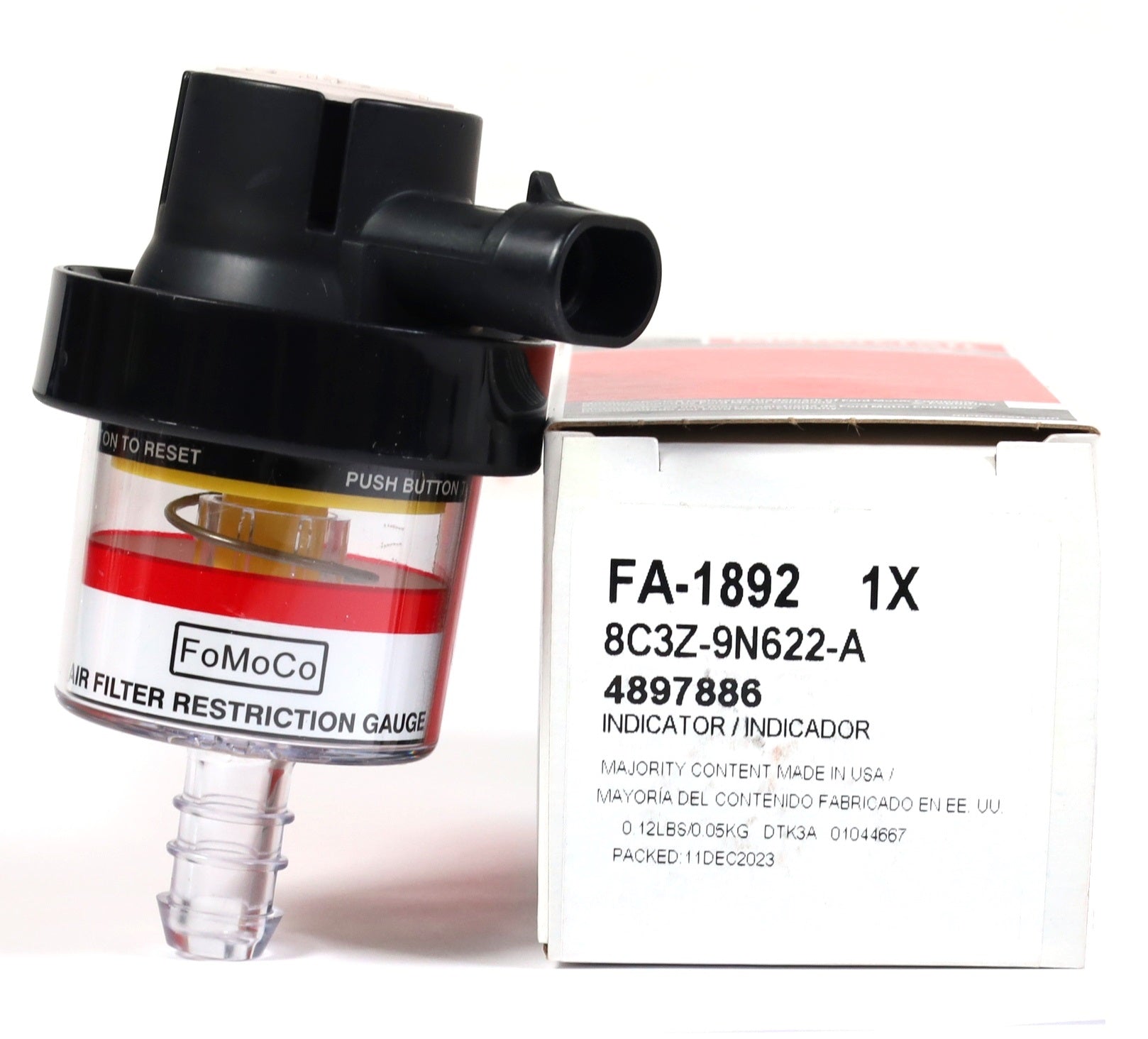 Motorcraft FA-1892 / 8C3Z-9N622-A Intake Air Filter Indicator 2008
