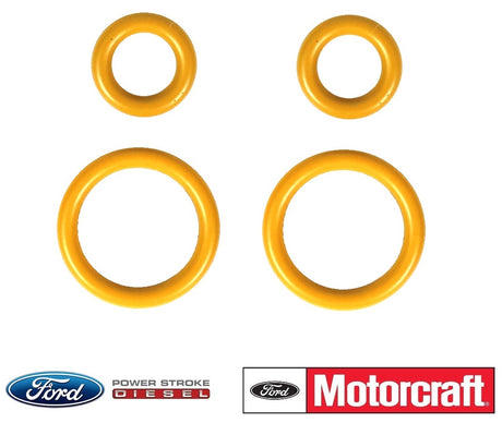 OEM Genuine Ford Turbo Pedestal Yellow O-Rings 1994-2003 7.3L Powerstroke Diesel