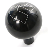 Dodge Ram Cummins Logo 2.25" Billet Aluminum Shift Knob Black w/ Adapter