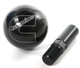 Dodge Ram Cummins Logo 2.25" Billet Aluminum Shift Knob Black w/ Adapter