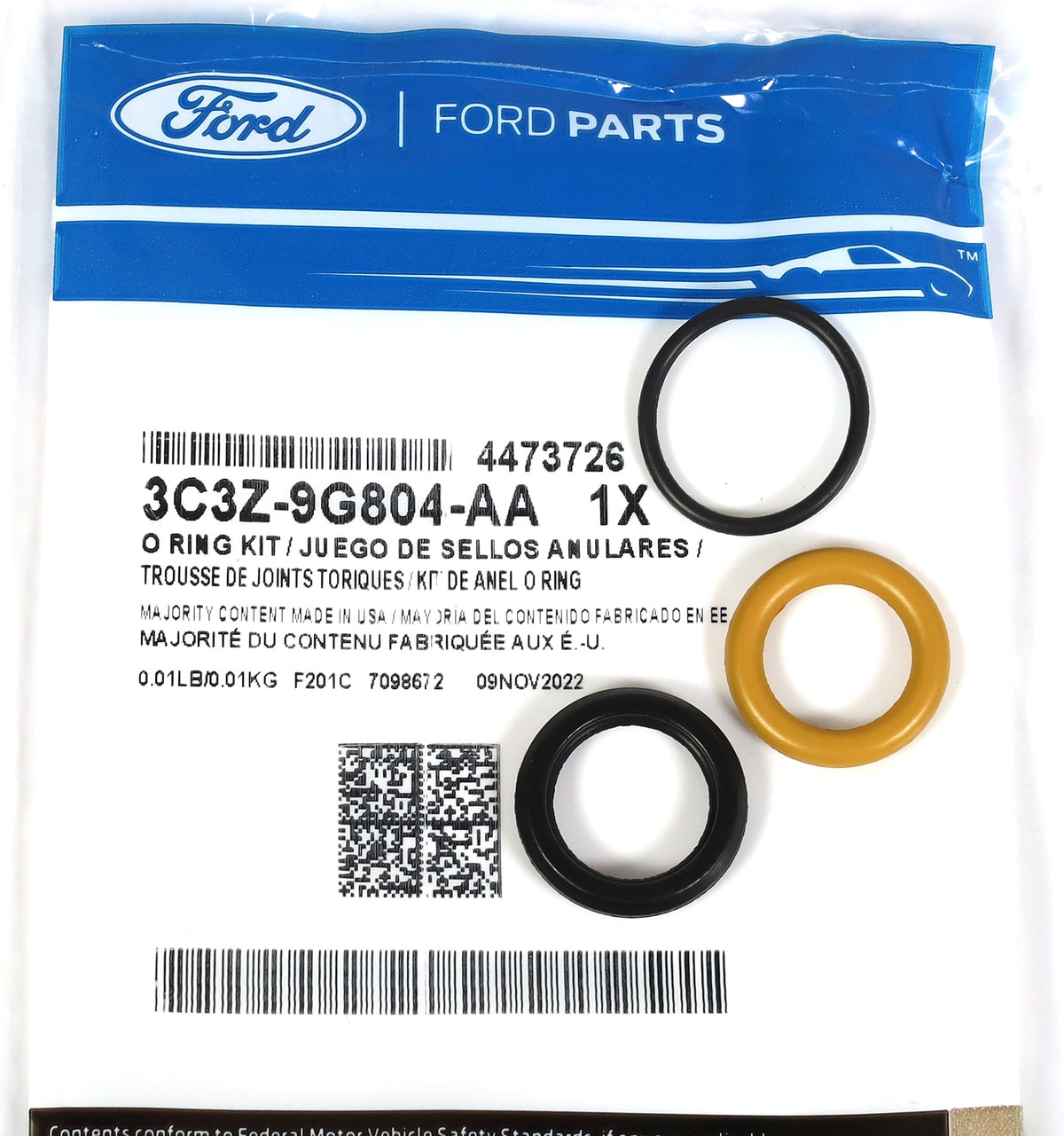 Raccordo Idraulico AF C3269-04-04 – Tubo O-Ring Boss 1/4” Maschio X 1/4” Femmina, Universale E Resistente - Foto 2