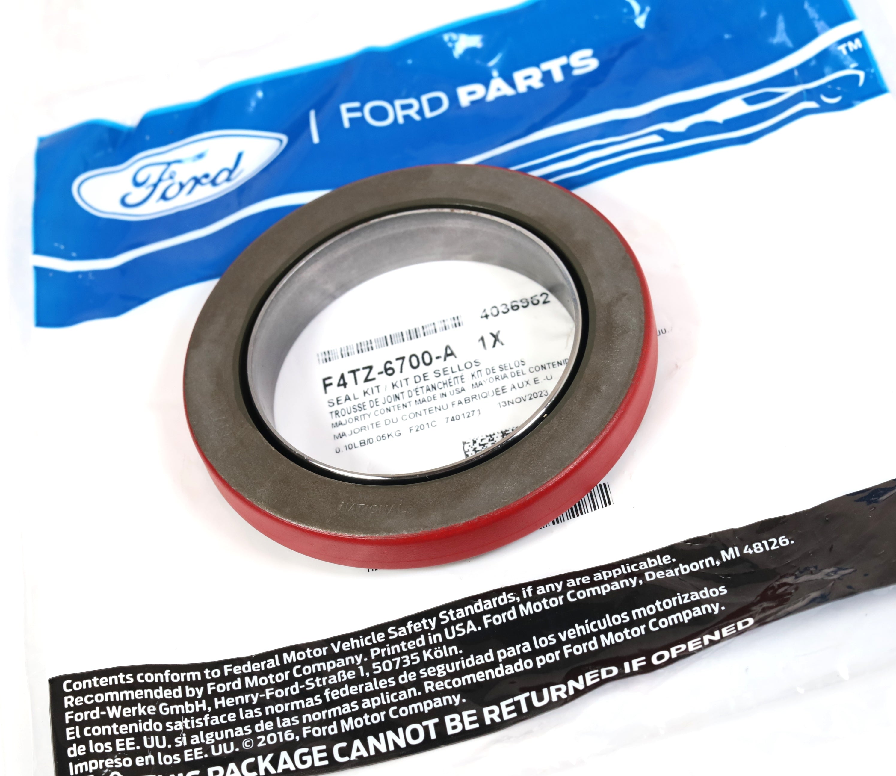 Genuine OEM F4TZ-6700-A Ford Front Crank Main Seal For 7.3L