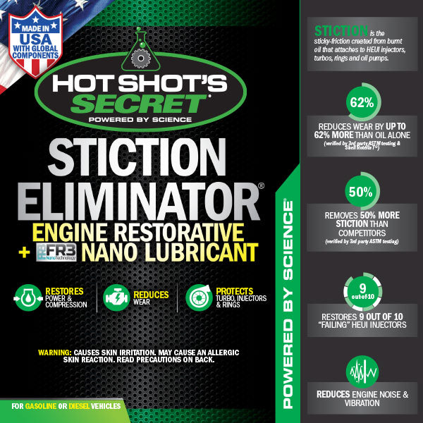 Hot Shot's Secret Stiction Eliminator Engine Oil Additive