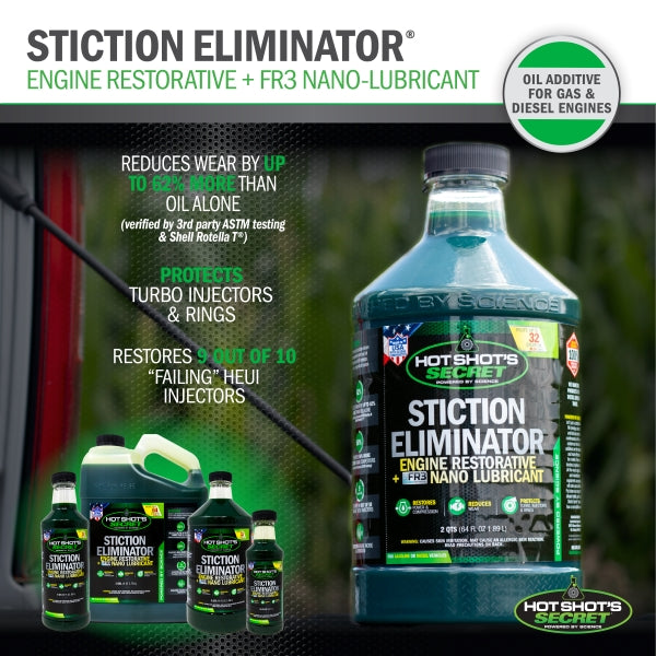 Hot Shot's Secret Stiction Eliminator Engine Oil Additive