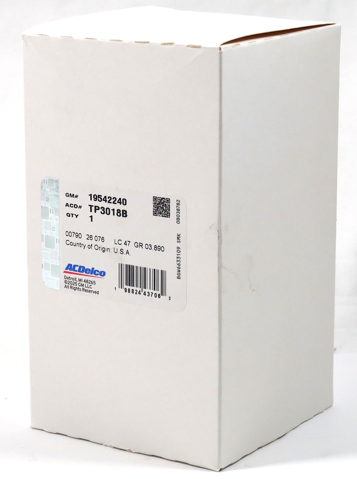 ACDelco TP3018B / 19542240 Fuel Filter 2001-2016 LB7 LLY LBZ LMM LML Duramax