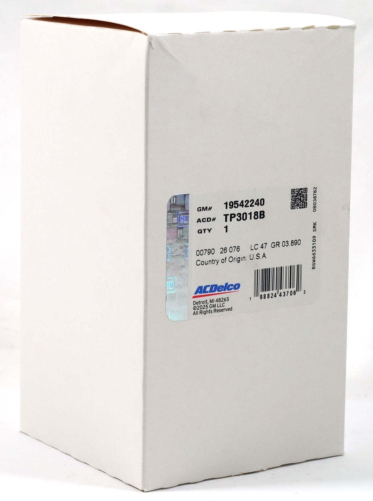 ACDelco TP3018B / 19542240 Fuel Filter 2001-2016 LB7 LLY LBZ LMM LML Duramax