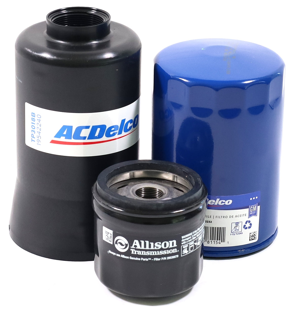 2001-2016 Duramax LB7/LLY/LBZ/LMM/LML OEM ACDelco Fuel Oil Trans Filter Service Kit