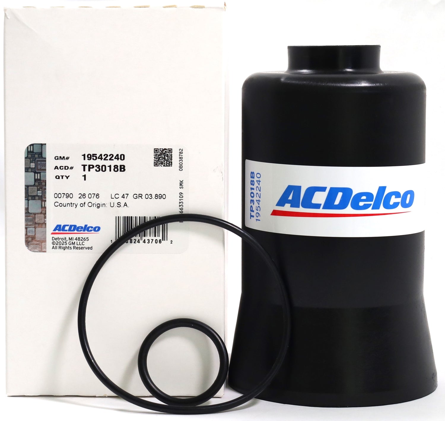 2001-2016 Duramax LB7/LLY/LBZ/LMM/LML OEM ACDelco Fuel Oil Trans Filter Service Kit