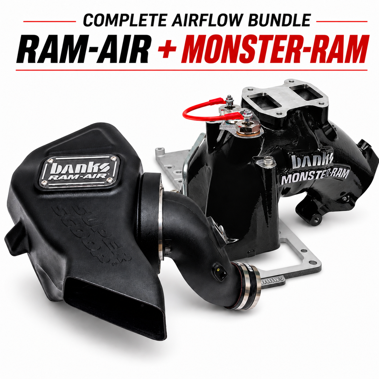 Banks Ram-Air Cold Air Intake & Monster-Ram Bundle 2019-2024 6.7L Cummins