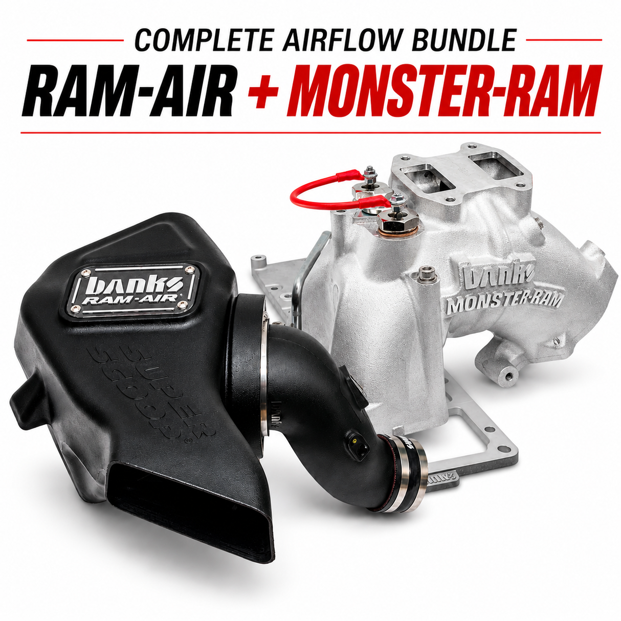 Banks Ram-Air Cold Air Intake & Monster-Ram Bundle 2019-2024 6.7L Cummins