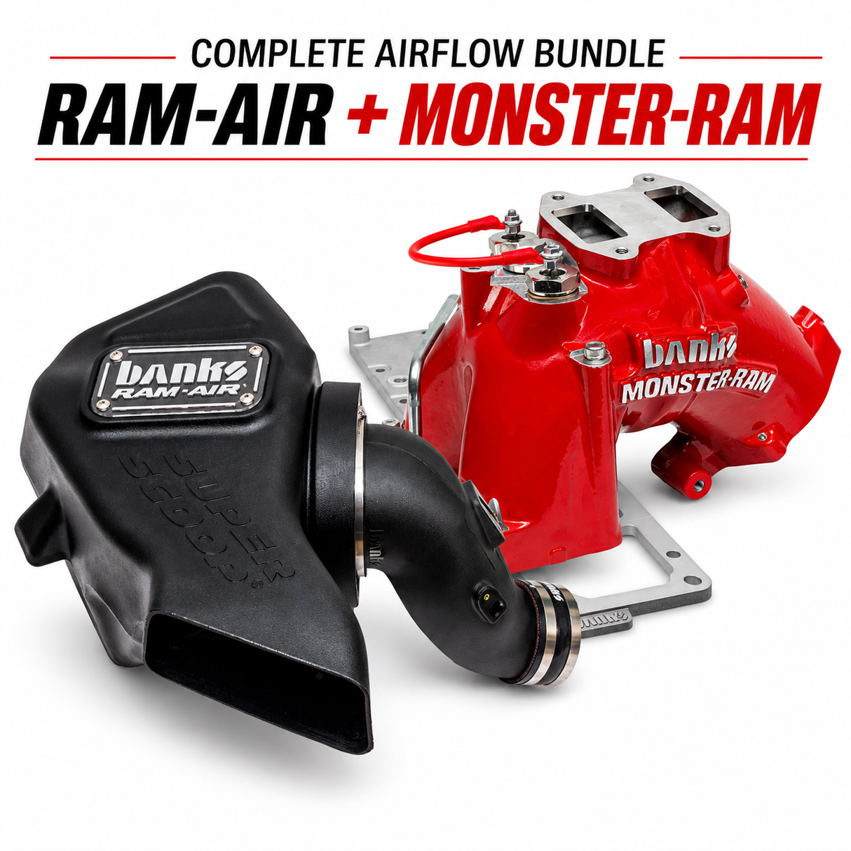 Banks Ram-Air Cold Air Intake & Monster-Ram Bundle 2019-2024 6.7L Cummins
