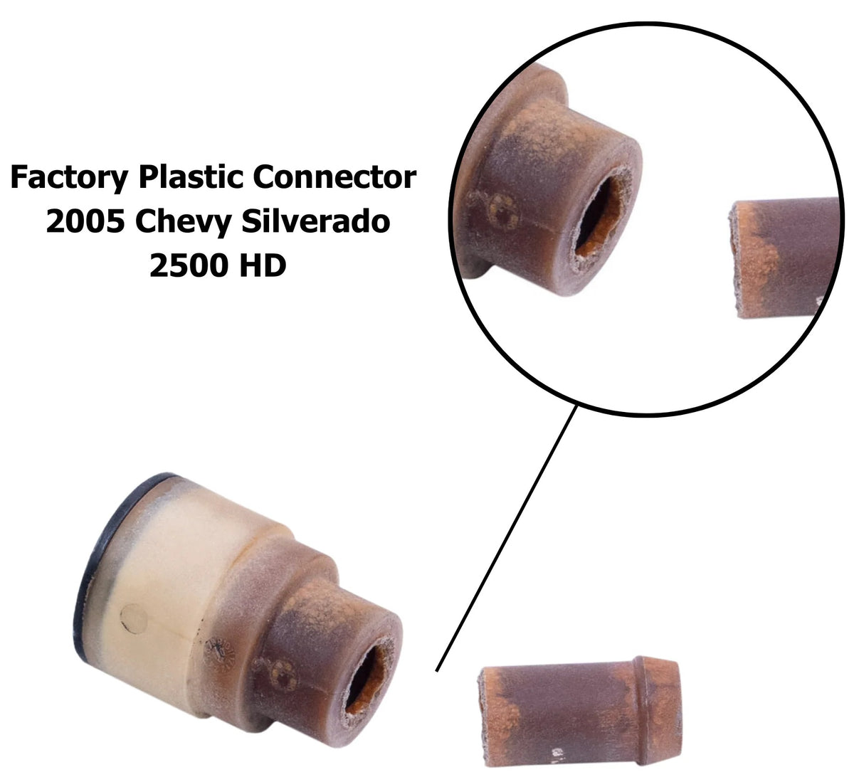 DmaxStore Billet Heater Hose Connector 2001-2026 Duramax LB7/LLY/LBZ/LMM/LML/L5P