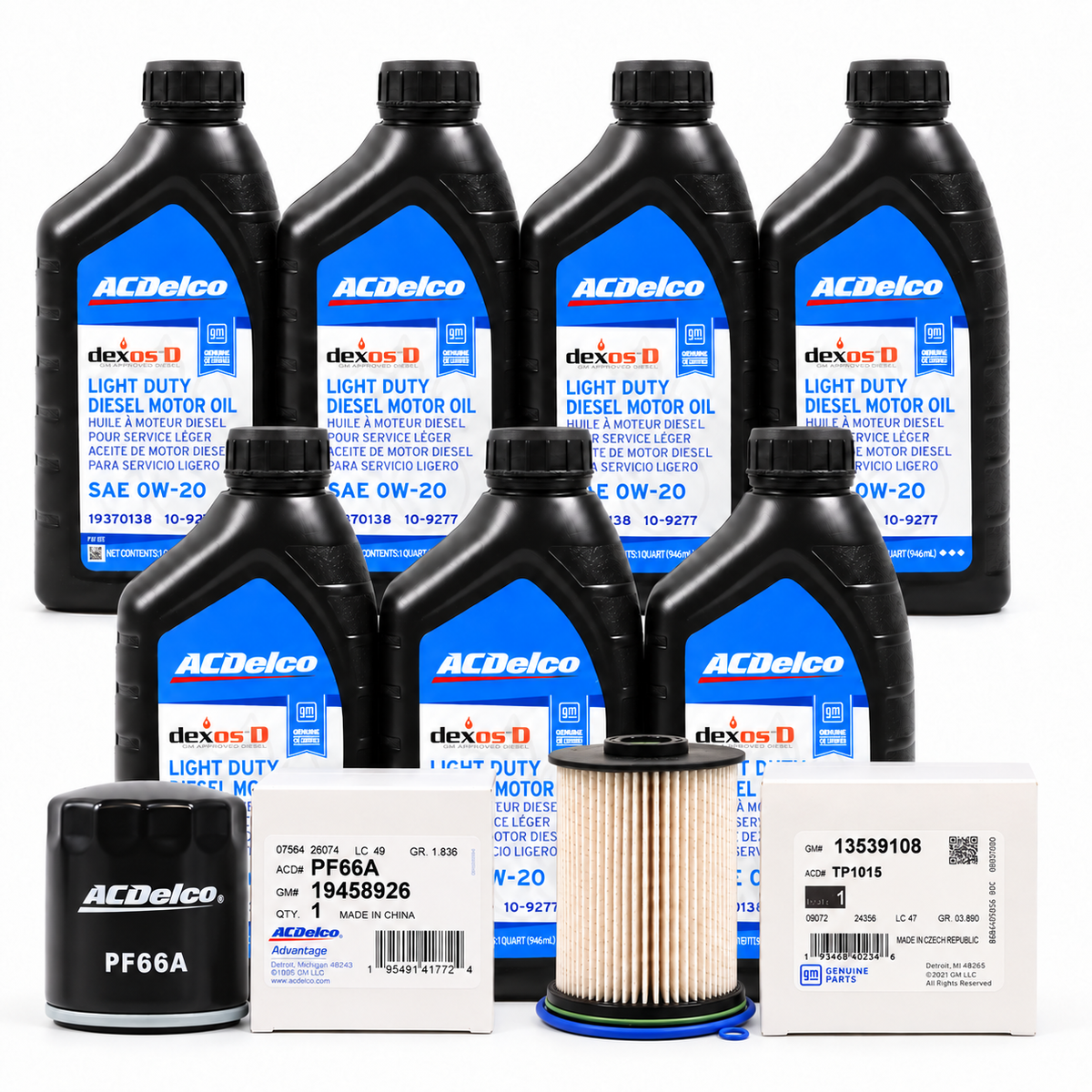 Oil Change Service Kit 2020-2026 LM2 LZ0 3.0L Duramax