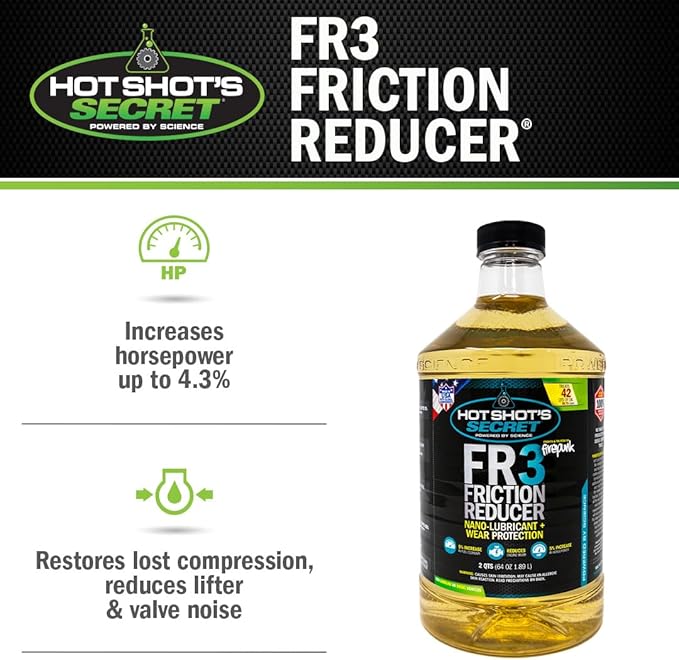 Hot Shot's Secret FR3 Friction Reducer Engine Oil Additive