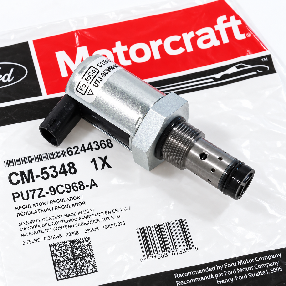 Motorcraft CM-5348 Injection Pressure Regulator IPR Valve 2003-2010 6.0L Powerstroke