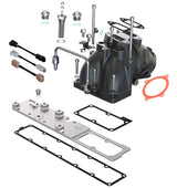 S&B 76-1014 Intake Elbow & Grid Heater Delete Kit 07.5–18 6.7L Cummins Ram 2500/3500