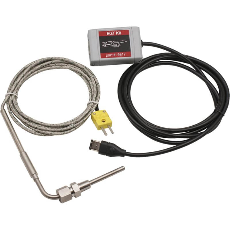 SCT 9817 EGT Sensor Kit w/ Probe BDX Livewire X4 GTX Diesel