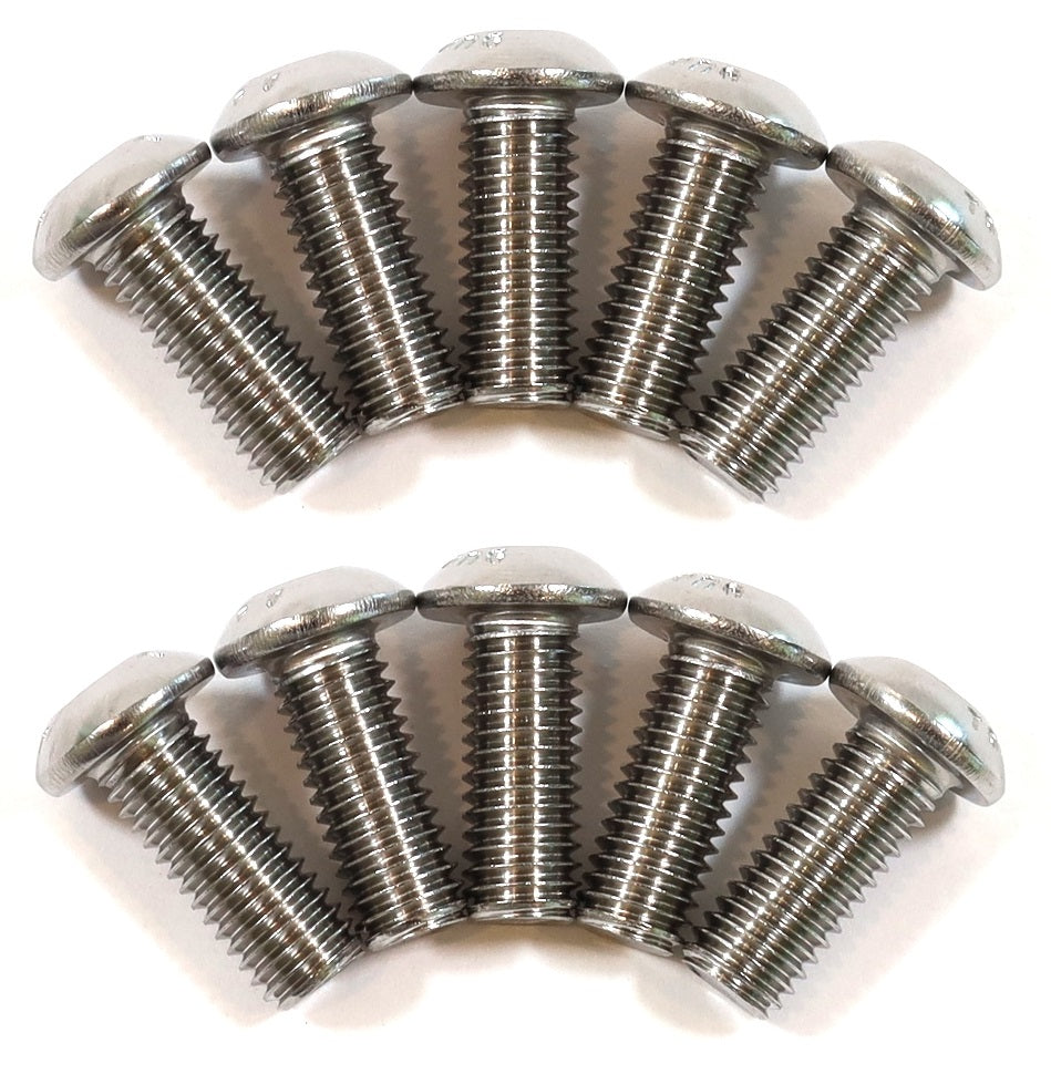 M8 Stainless Steel Turbo Housing Bolts Set of 10 Powerstroke Duramax