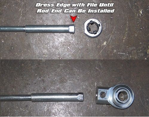 87-97 Ford F150 F250 F350 5-Speed Clutch Rod PERMANENT FIX REPAIR Heim Joint Mod