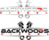 BackWoods Diesel Vinyl Die Cut Decal 8"x3"