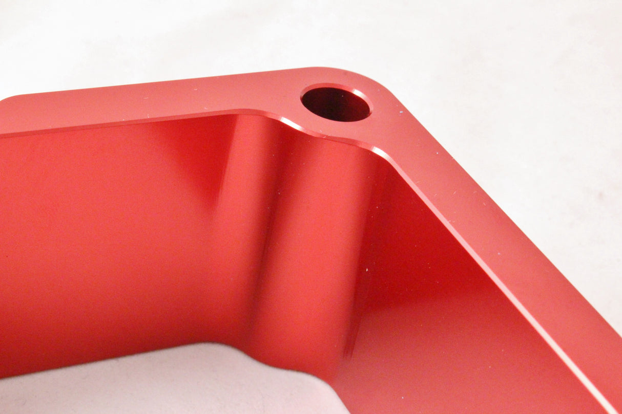 1998.5-2007 Dodge Cummins 5.9L 24V Intake Grid Heater Delete Spacer Red