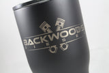 BackWoods Diesel Logo Black RTIC 30oz Stainless Steel Tumbler